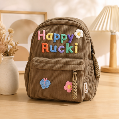 H&R – Individuell gestalteter Strickrucksack