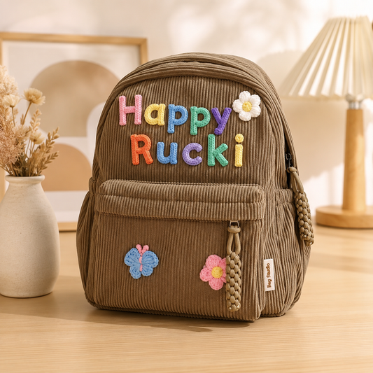 H&R – Individuell gestalteter Strickrucksack